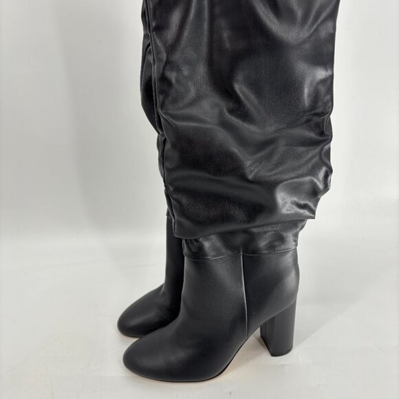 Nine West Women's Magnett Block Heel Slouchy Knee High Boots Black Size 9.5M NWB - Picture 5 of 8